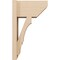 Ekena Millwork 7 1/2-in W x 12-in D x 20-in H Balboa Slat Rough Cedar Woodgrain TimberThane Outlooker, Primed Tan OUTUR075X12X20BOA24RCPR - alternate 4